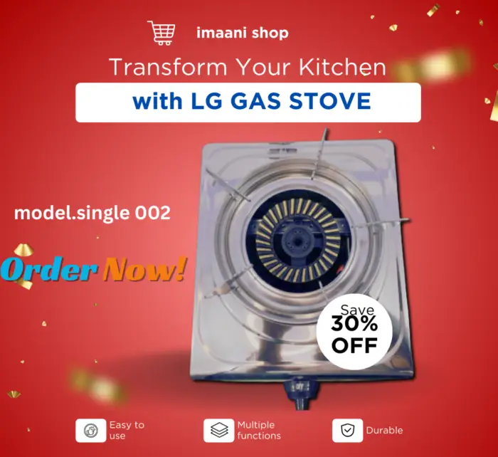LG Single Gass Gtove - Image 1