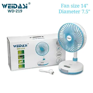 Rechargeable fan